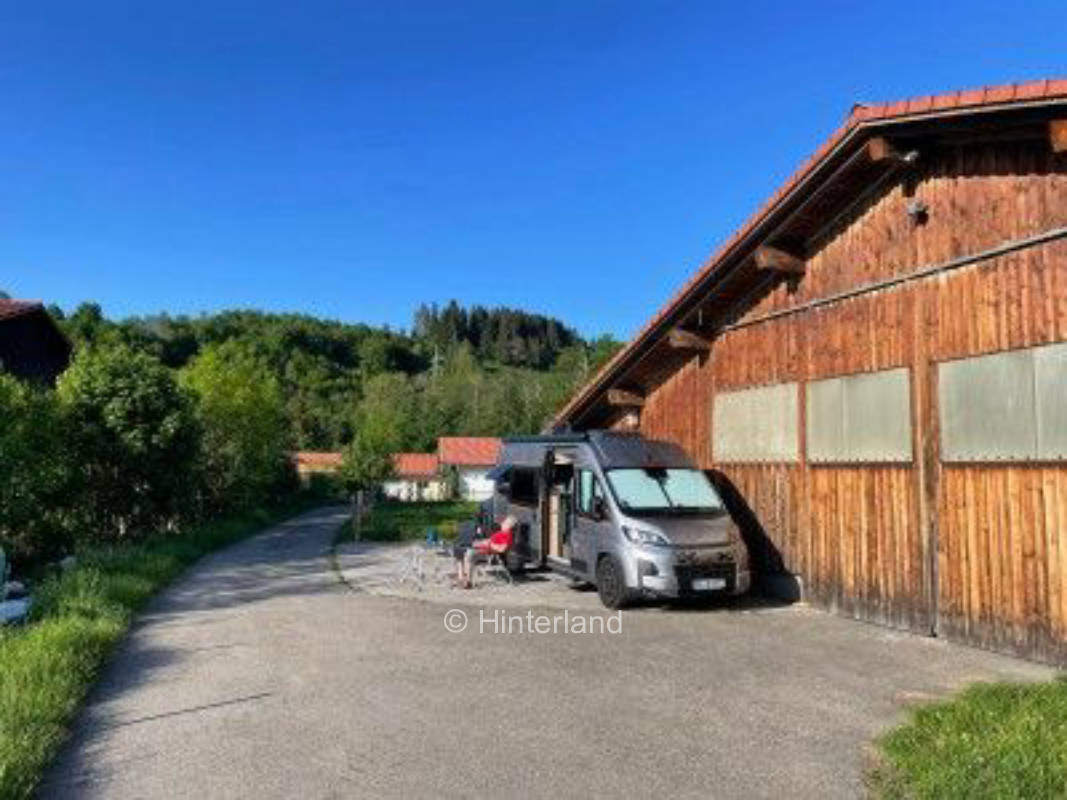 Ruhiger Stellplatz am Biohof mit Alpenblick