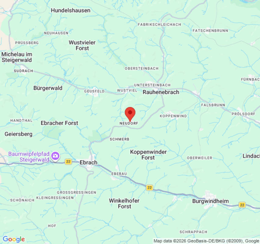 Entspannung im Grünen - nahe Baumwipfelpfad Ebrach (Campspace 29376)
