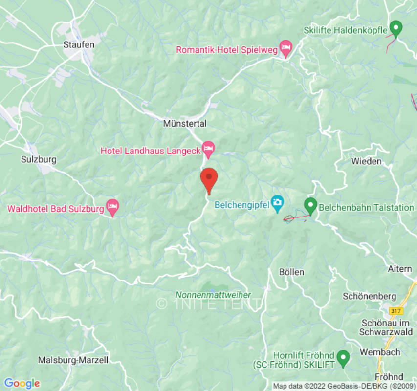 Zeltplatz in Münstertal/Schwarzwald