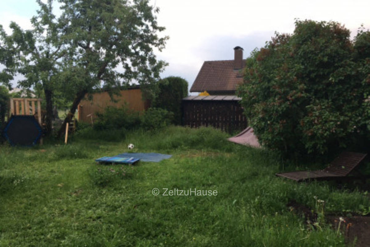 TentPitch in the garden