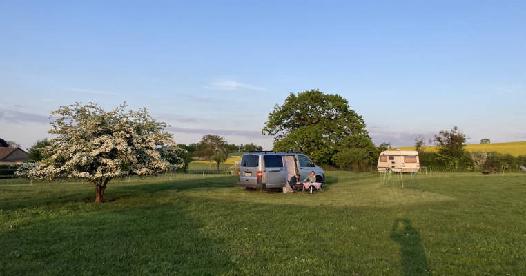 Campen wo die Heidschnucken schlafen