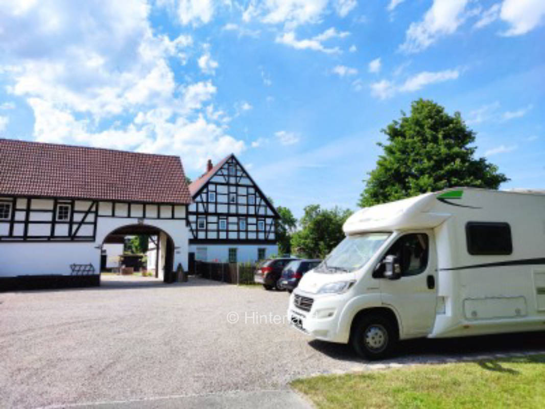 idyllic & quiet camper pitch at the farm estate